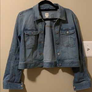 JCrew Cropped Denim Jacket